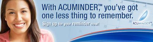 Visit www.Acuminder.com to Sign Up!